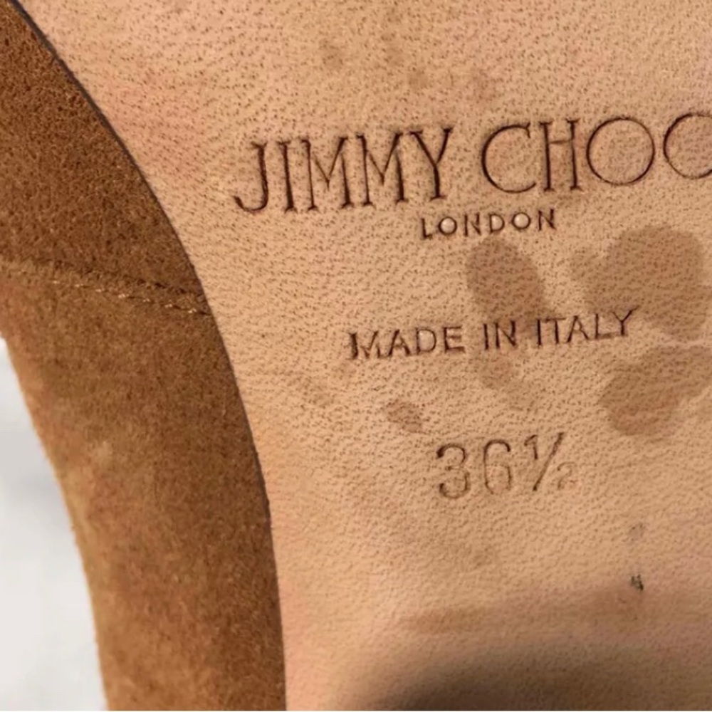 Jimmy CHOO Hutch Suede Triple Buckle Boot - Picture 5 of 8